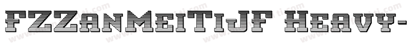FZZanMeiTiJF Heavy字体转换